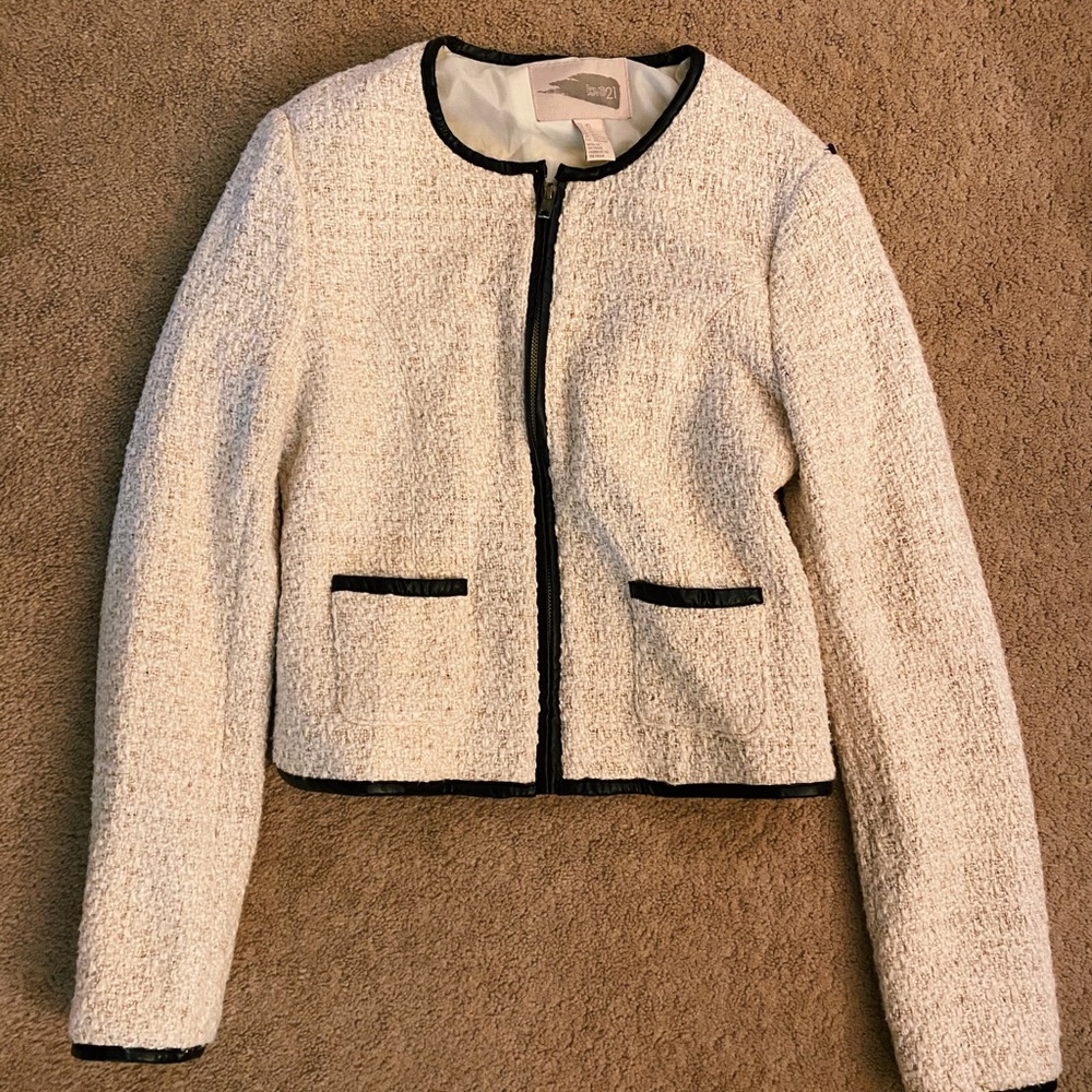 zip up blazer